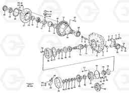 60487 Final drive, rear L180C S/N 2533-SWE, 60465-USA, Volvo Construction Equipment