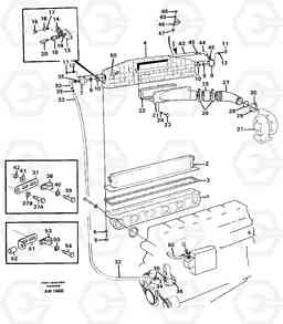 52835 Intercooler L180C S/N 2533-SWE, 60465-USA, Volvo Construction Equipment