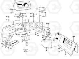 85074 Instrument panel L180C S/N 2533-SWE, 60465-USA, Volvo Construction Equipment