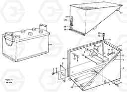 85741 Battery box with fitting parts L180C S/N 2533-SWE, 60465-USA, Volvo Construction Equipment