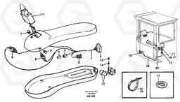 55174 Cable harness for Cdc-steering. L180C S/N 2533-SWE, 60465-USA, Volvo Construction Equipment