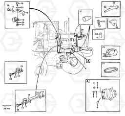 88815 Cable harnesses, rear. L180C S/N 2533-SWE, 60465-USA, Volvo Construction Equipment