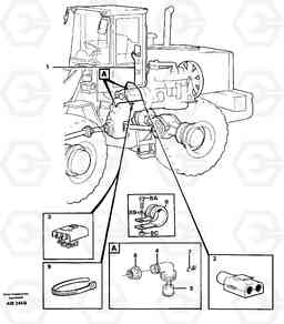 83162 Cable harness, transmission L180C S/N 2533-SWE, 60465-USA, Volvo Construction Equipment