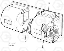 30593 Fan L180C S/N 2533-SWE, 60465-USA, Volvo Construction Equipment