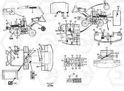 33538 Sign plates and decals L180C S/N 2533-SWE, 60465-USA, Volvo Construction Equipment