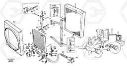 15955 Condenser with fitting parts. L180C S/N 2533-SWE, 60465-USA, Volvo Construction Equipment