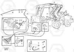 25735 Cable harness for high lift. L180C S/N 2533-SWE, 60465-USA, Volvo Construction Equipment