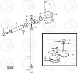 11323 Valve mechanism L180C S/N 2533-SWE, 60465-USA, Volvo Construction Equipment