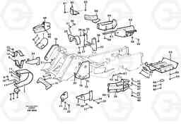 86688 Protecting plates. L180C S/N 2533-SWE, 60465-USA, Volvo Construction Equipment