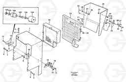 89347 Radiator shell. L180C S/N 2533-SWE, 60465-USA, Volvo Construction Equipment