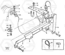 82758 Boom kickout and bucket positioner. L180C S/N 2533-SWE, 60465-USA, Volvo Construction Equipment