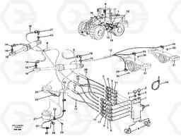 69787 Distribution block, B1. L180C S/N 2533-SWE, 60465-USA, Volvo Construction Equipment