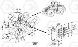 69789 Distribution block, B5. L180C S/N 2533-SWE, 60465-USA, Volvo Construction Equipment