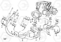 69790 Distribution block, B2. L180C S/N 2533-SWE, 60465-USA, Volvo Construction Equipment