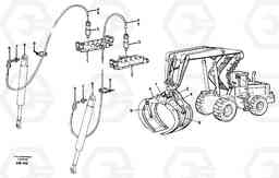 69798 Grab arm, inner. L180C S/N 2533-SWE, 60465-USA, Volvo Construction Equipment