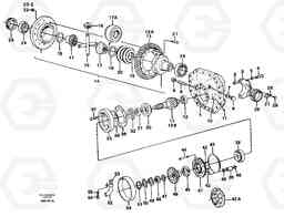 6798 Final drive, rear L180C S/N 2533-SWE, 60465-USA, Volvo Construction Equipment