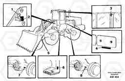 20744 Product identification plate L180C S/N 2533-SWE, 60465-USA, Volvo Construction Equipment