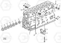 11318 Cylinder block L180C S/N 2533-SWE, 60465-USA, Volvo Construction Equipment