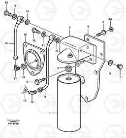 35859 Oil filter by pass L180C S/N 2533-SWE, 60465-USA, Volvo Construction Equipment