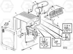 91311 Cooling system. L180C S/N 2533-SWE, 60465-USA, Volvo Construction Equipment