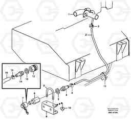 85890 Coolant drainage L180C S/N 2533-SWE, 60465-USA, Volvo Construction Equipment