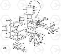 18045 Stop control. L180C S/N 2533-SWE, 60465-USA, Volvo Construction Equipment