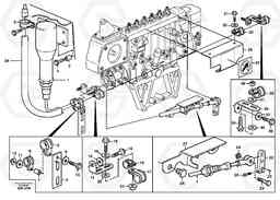 91068 Stop control. L180C S/N 2533-SWE, 60465-USA, Volvo Construction Equipment