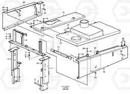 82362 Engine hood. L180C S/N 2533-SWE, 60465-USA, Volvo Construction Equipment