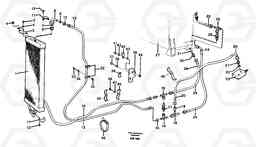 79232 Hydraulic oil-cooler. L180C S/N 2533-SWE, 60465-USA, Volvo Construction Equipment