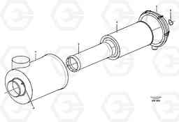 25117 Air filter L180C S/N 2533-SWE, 60465-USA, Volvo Construction Equipment