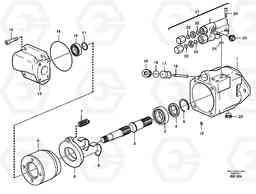 19234 Hydraulic pump, fan pump L180C S/N 2533-SWE, 60465-USA, Volvo Construction Equipment