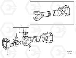 24397 Propeller shaft L180C S/N 2533-SWE, 60465-USA, Volvo Construction Equipment