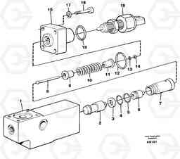24017 Sensor. L180C S/N 2533-SWE, 60465-USA, Volvo Construction Equipment