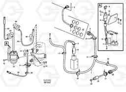 25741 Cable harness, secondary steering system. L180C S/N 2533-SWE, 60465-USA, Volvo Construction Equipment