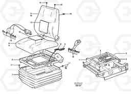 45210 Operator's seat, ISRI. L180C S/N 2533-SWE, 60465-USA, Volvo Construction Equipment
