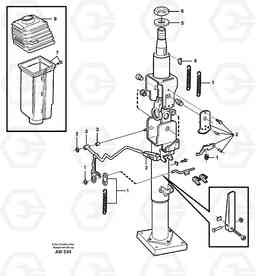 41243 Adjustable steering wheel. L180C S/N 2533-SWE, 60465-USA, Volvo Construction Equipment