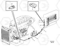 25743 Cable harness, air conditioning. L180C S/N 2533-SWE, 60465-USA, Volvo Construction Equipment