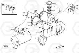 90855 Inlet system L180C S/N 2533-SWE, 60465-USA, Volvo Construction Equipment