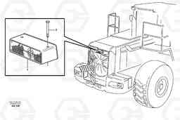 24761 Back-up warning unit. L150C S/N 2768-SWE, 60701-USA, Volvo Construction Equipment