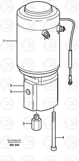 21665 Pump unit L180C S/N 2533-SWE, 60465-USA, Volvo Construction Equipment