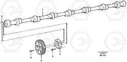 55752 Camshaft L330C SER NO 60188-, Volvo Construction Equipment