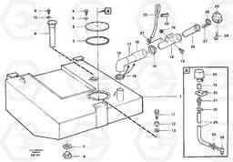 81822 Fuel tank with fitting parts L330C SER NO 60188-, Volvo Construction Equipment