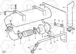 61313 Exhaust system L330C SER NO 60188-, Volvo Construction Equipment