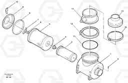 17513 Air filter L330C SER NO 60188-, Volvo Construction Equipment