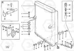 85827 Radiator with fitting parts L330C SER NO 60188-, Volvo Construction Equipment