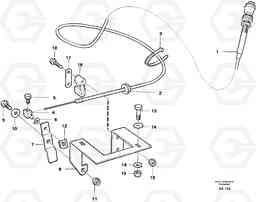 48074 Hand throttle control. L330C SER NO 60188-, Volvo Construction Equipment