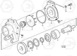 38481 Extra water pump L330C SER NO 60188-, Volvo Construction Equipment