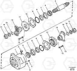 20456 Support bearing L330C SER NO 60188-, Volvo Construction Equipment