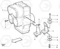 20453 Transmission mounting L330C SER NO 60188-, Volvo Construction Equipment