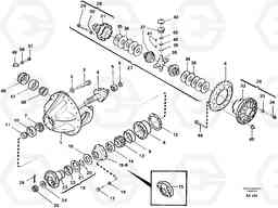 77822 Differential carrier, forward / rear L330C SER NO 60188-, Volvo Construction Equipment